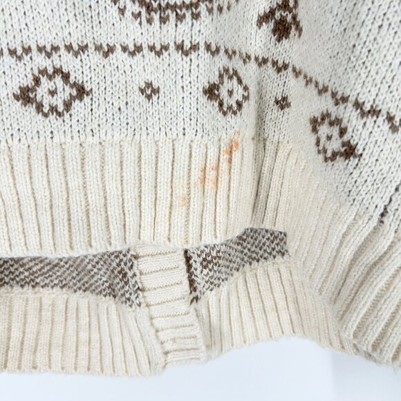 NWT American Eagle Paisley Patter Knit Button Up Cardigan - Picture 9 of 9